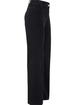 Cordhose mit weitem Beinverlauf