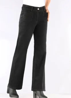 Cordhose mit weitem Beinverlauf