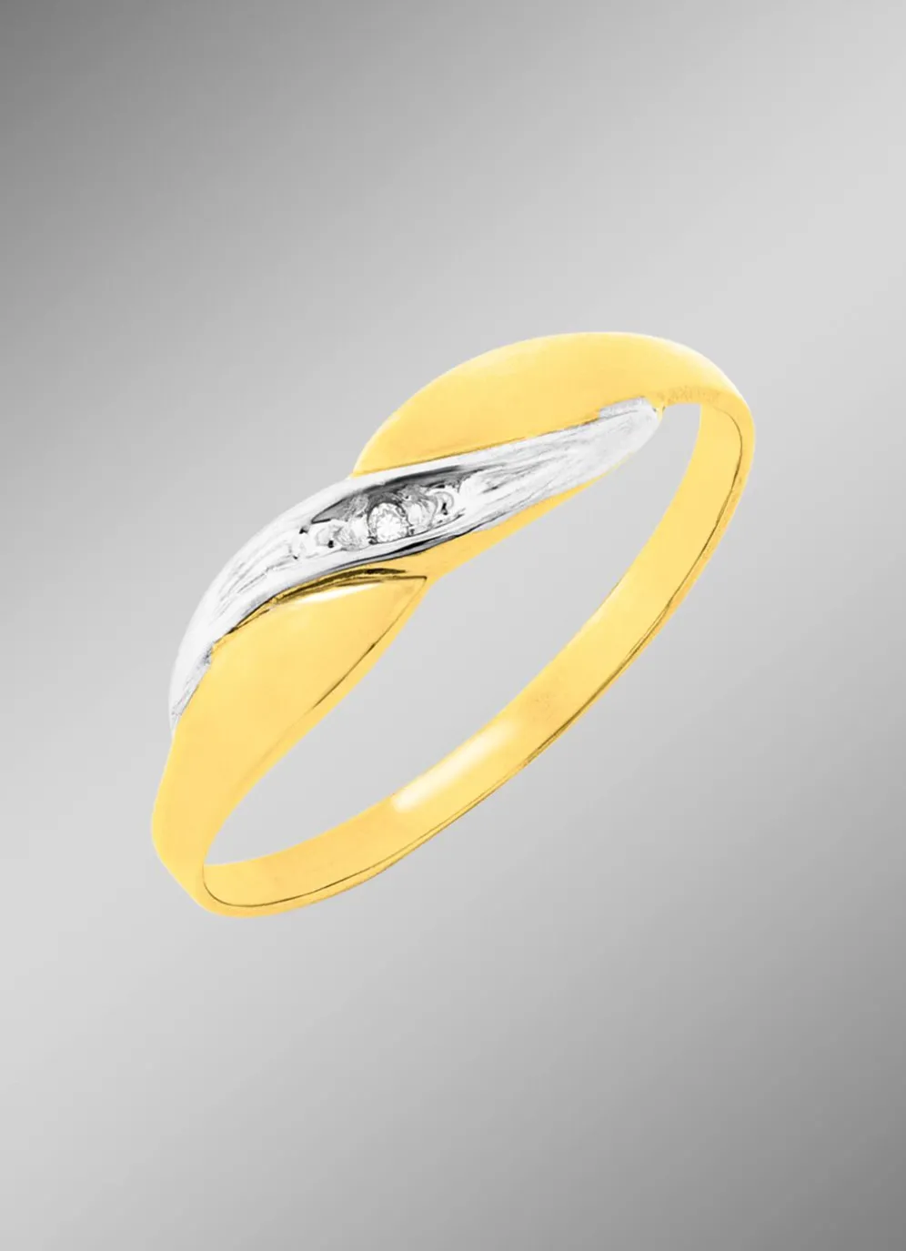 Damenring in Bicolor