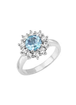 Damenring im Blumendesign