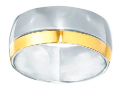 Damenring in Hochglanz und in Bicolor