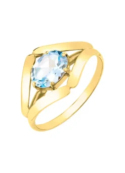 Damenring mit Blautopas