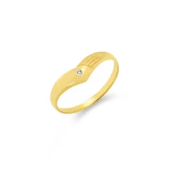 Damenring mit Diamant