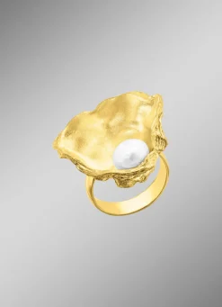 Damenring mit Süßwasser-Zuchtperle