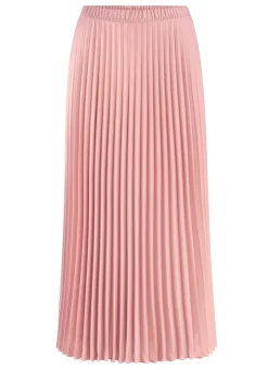 Dezent schimmernder Plisseerock