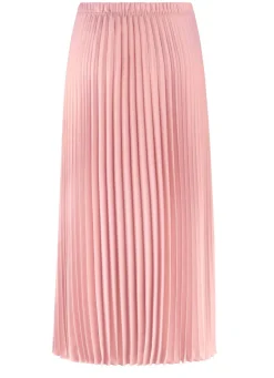 Dezent schimmernder Plisseerock