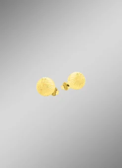 Diamantierte Kugel-Ohrstecker