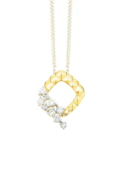 Diamantierter Anhänger mit 9 Brillanten