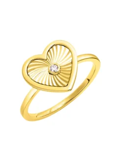 Diamatierter Herz-Damenring