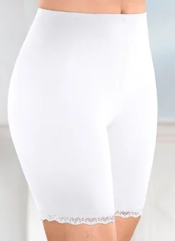 Dreierpack Longpants mit Elastikspitze