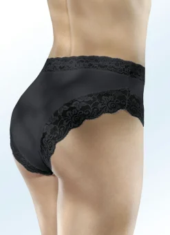 Dreierpack Slips mit Elastikspitze