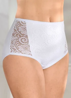 Dreierpack Slips mit Elastikspitze