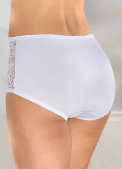 Dreierpack Slips mit Elastikspitze