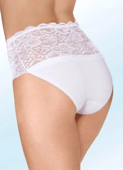 Dreierpack Slips mit Elastikspitze