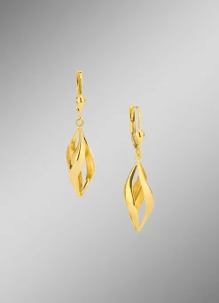 Durchbrochene Ohrringe aus Gold