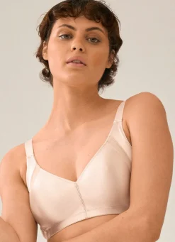 Edel glänzender Naturana BH