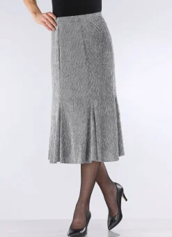 Edel schimmernder Bahnenrock