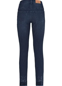 Edel-Jeans mit Fransensaum