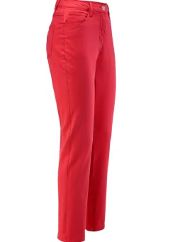 Edeljeans mit Stickerei in 7/8-Länge