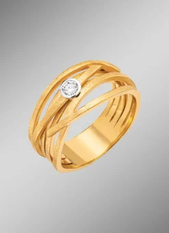 Edler Damenring mit Brillant