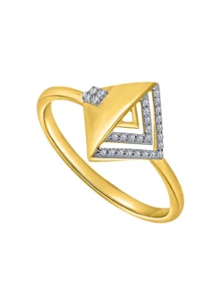 Edler Damenring mit Diamanten