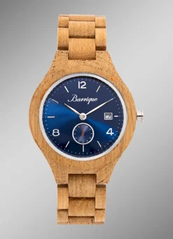 Einzigartige Herrenuhr aus Eichenholz