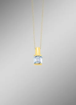 Einzigartiger Anhänger mit Blautopas