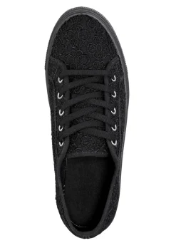 Elegante Damen-Schnürschuhe, mit herausnehmbarem Fußbett