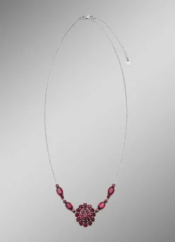 Elegante Halskette mit Granat
