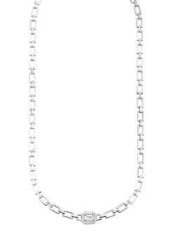 Elegante Halskette mit synth. Zirkonia