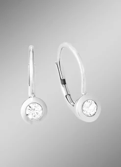 Elegante Ohrringe in Weißgold mit Brillant