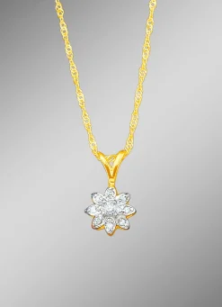 Eleganter Anhänger mit Singapurkette