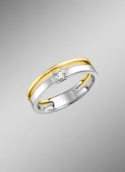 Eleganter Damenring mit Brillant