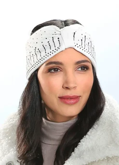 Elegantes Damen-Stirnband, mit Glitzer-Applikationen