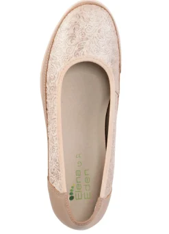 ELENA EDEN, bequeme Damen-Ballerinas, Weite G, mit herausnehmbarem Fußbett