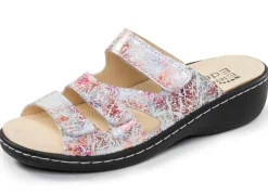 ELENA EDEN, bequeme Damen-Pantoletten, Weite H, mit herausnehmbarem Fußbett