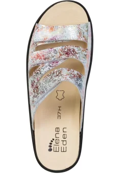 ELENA EDEN, bequeme Damen-Pantoletten, Weite H, mit herausnehmbarem Fußbett