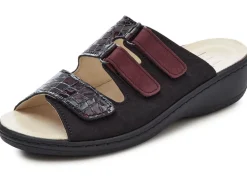 ELENA EDEN, bequeme Damen-Pantoletten, Weite H, mt herausnehmbarem Fußbett