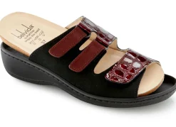 ELENA EDEN, bequeme Damen-Pantoletten, Weite H, mt herausnehmbarem Fußbett