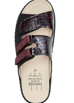 ELENA EDEN, bequeme Damen-Pantoletten, Weite H, mt herausnehmbarem Fußbett