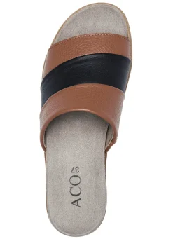 ELENA EDEN, bequeme Damen-Pantoletten, Weite G, mit herausnehmbarem Fußbett