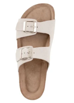 ELENA EDEN, bequeme Damen-Pantoletten, Weite H, aus Leder