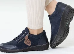 ELENA EDEN, bequeme Damen-Schnürschuhe, Weite G, mit herausnehmbarem Fußbett