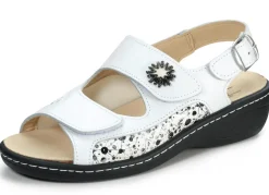 ELENA EDEN, bequeme Damen-Sandalen, Weite H, mit herausnehmbarem Fußbett