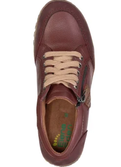 ELENA EDEN, bequeme Damen-Schnürschuhe, Weite G, mit herausnehmbarem Fußbett