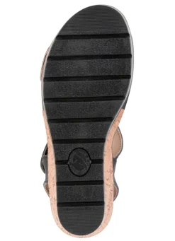 ELENA EDEN, bequeme Damen-Sandaletten, Weite H, mit herausnehmbarem Fußbett