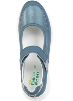 ELENA EDEN, bequeme Damen-Spangenschuhe, Weite H, mit herausnehmbarem Fußbett