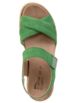 ELENA EDEN, bequeme Damen-Sandalen, Weite H, mit herausnehmbarem Fußbett