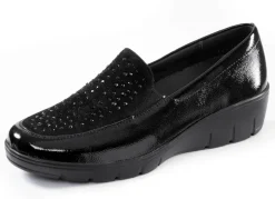 ELENA EDEN, bequeme Damen-Slipper, Weite H, mit herausnehmbarem Fußbett