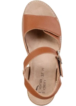 ELENA EDEN, bequeme Damen-Sandaletten, Weite H, mit herausnehmbarem Fußbett